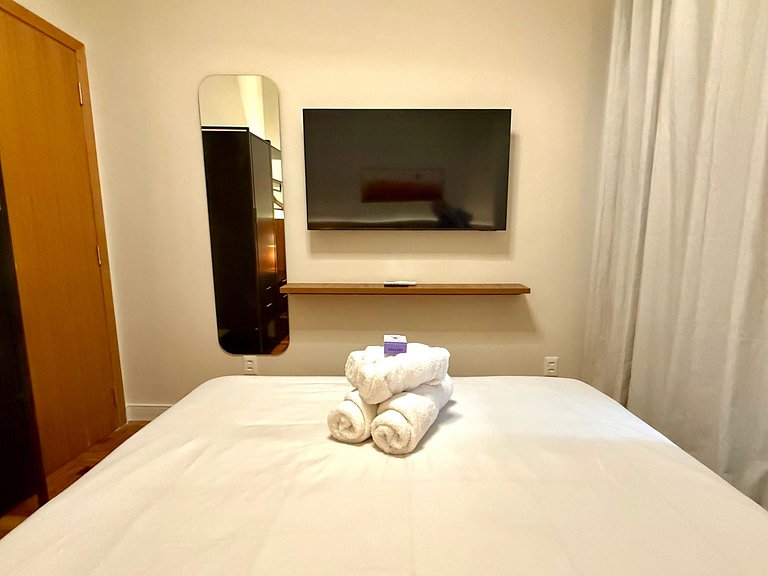 2 minutos da praia + recepção 24h - Leblon