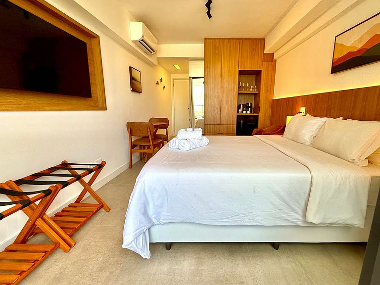 Studio Leblon - Vista Cristo, novo, piscina e gym