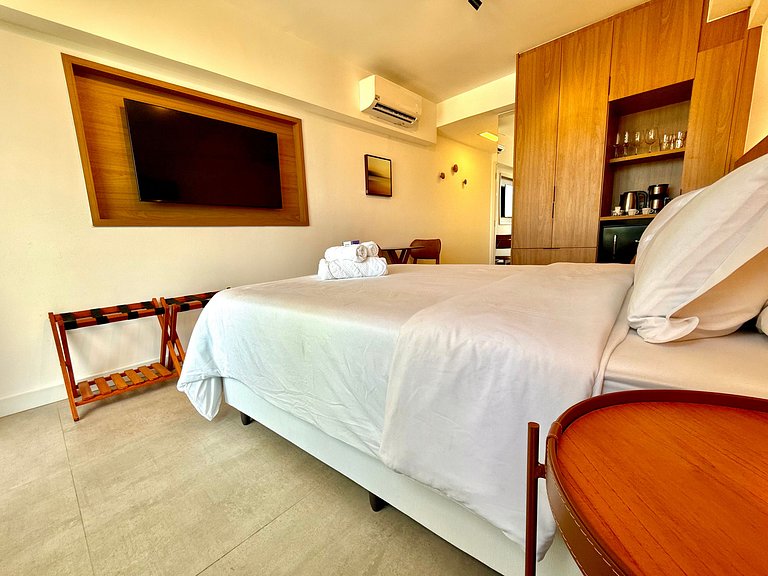 Studio Leblon - Vista Cristo, novo, piscina e gym