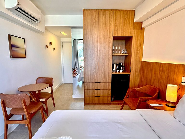 Studio Leblon - Vista Cristo, novo, piscina e gym