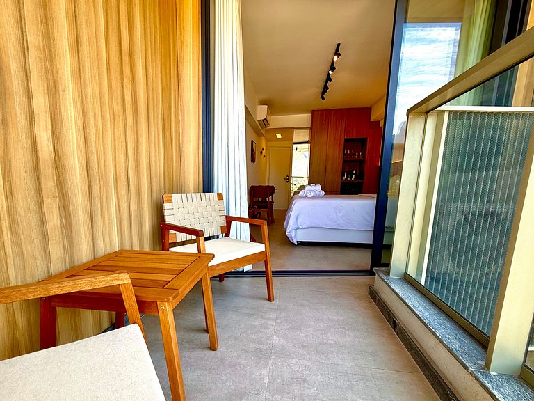 Studio Leblon - Vista Cristo, novo, piscina e gym