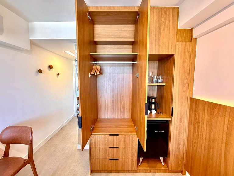 Studio Leblon - Vista Cristo, novo, piscina e gym