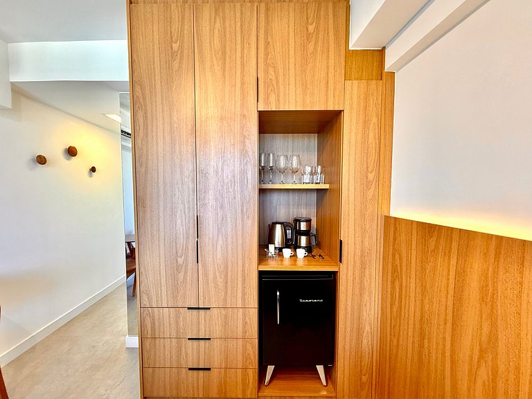 Studio Leblon - Vista Cristo, novo, piscina e gym