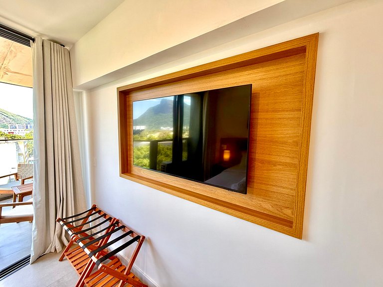 Studio Leblon - Vista Cristo, novo, piscina e gym