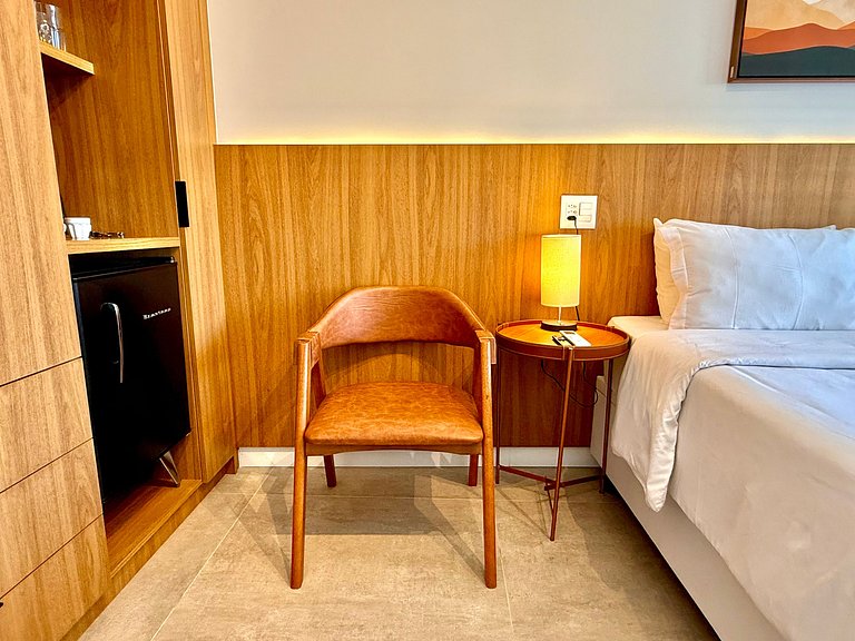 Studio Leblon - Vista Cristo, novo, piscina e gym