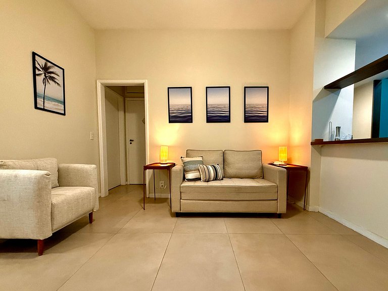 3 minutos da praia + recepção 24h!