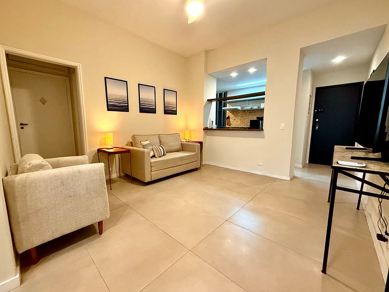 3 minutos da praia + recepção 24h!