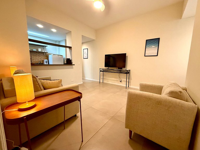 3 minutos da praia + recepção 24h!