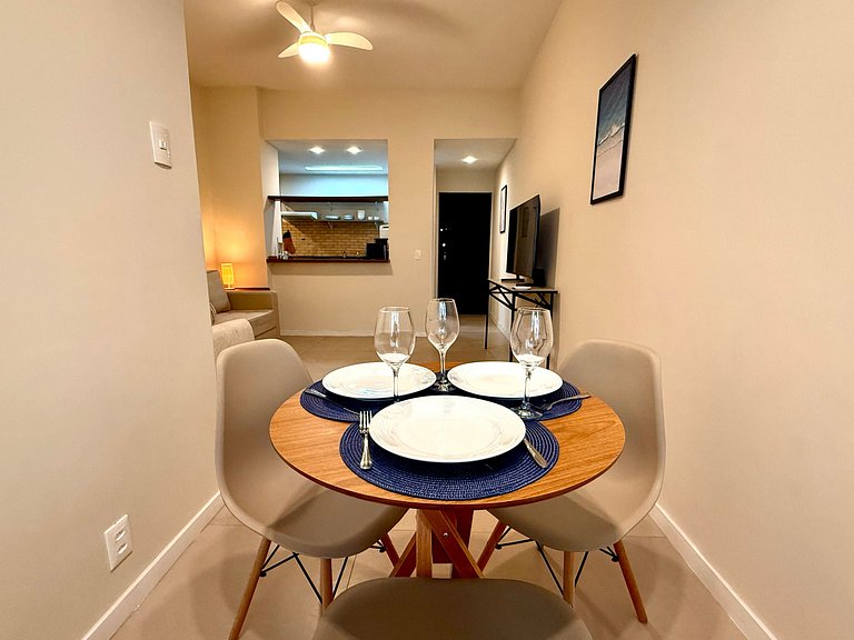 3 minutos da praia + recepção 24h!