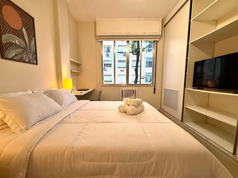 3 minutos da praia + recepção 24h!