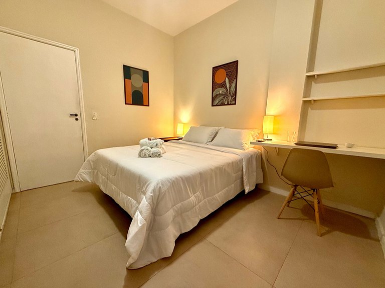 3 minutos da praia + recepção 24h!