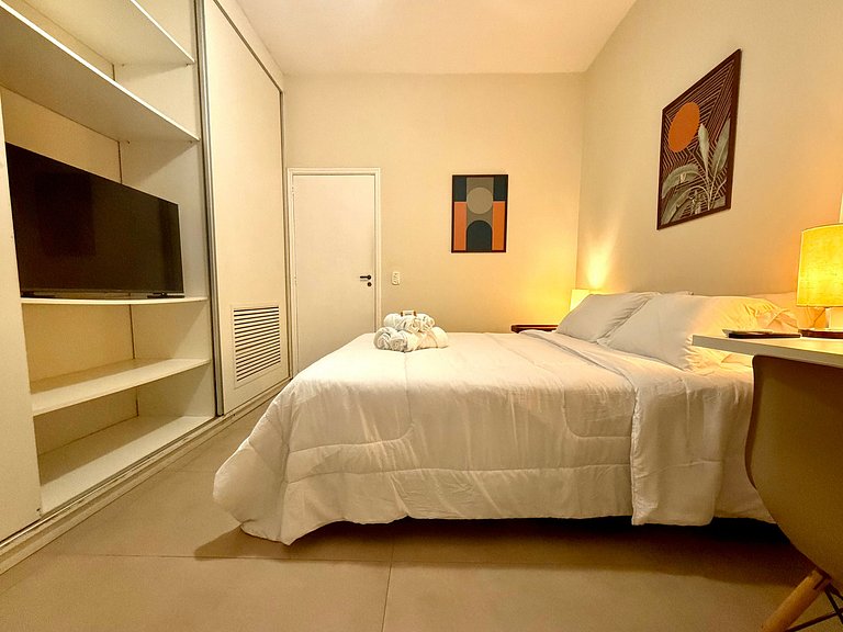 3 minutos da praia + recepção 24h!