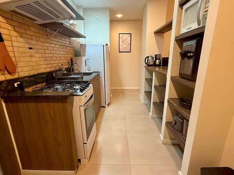 3 minutos da praia + recepção 24h!