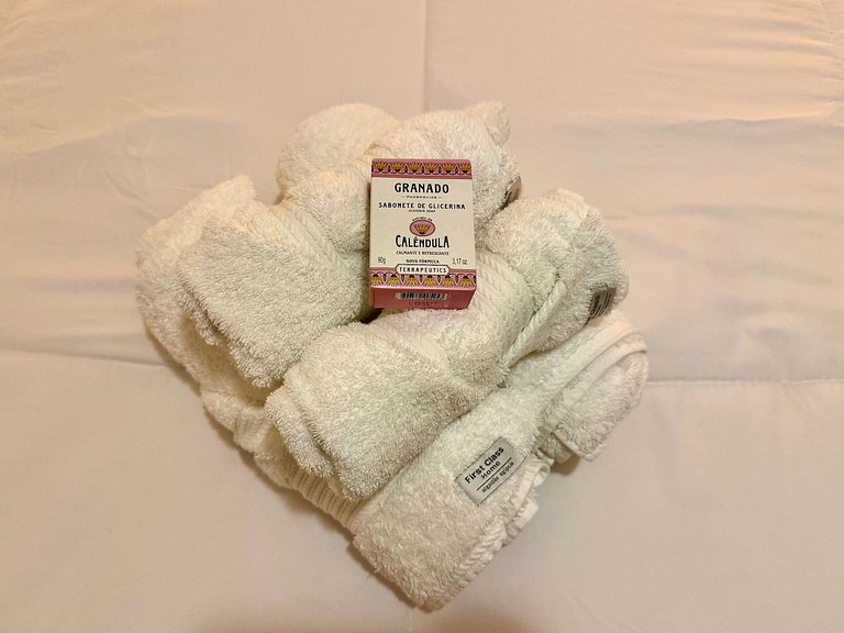 3 minutos da praia + recepção 24h!