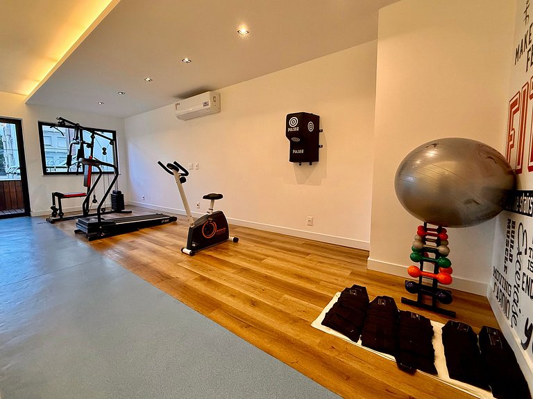 Studio Flamengo - Novo, varanda, piscina e gym
