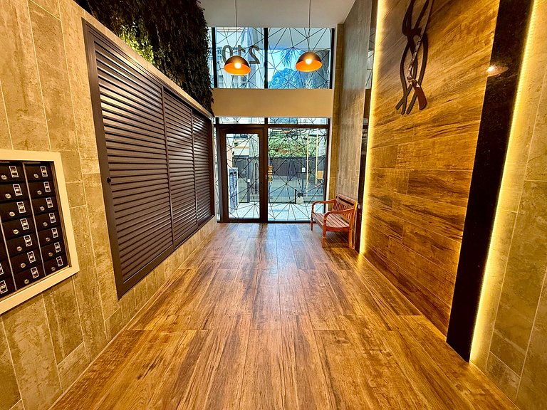 Studio Flamengo - Novo, varanda, piscina e gym