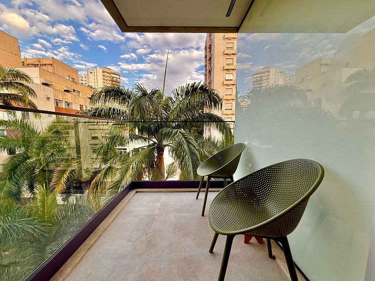 Studio Flamengo - Vista Cristo, piscina e gym