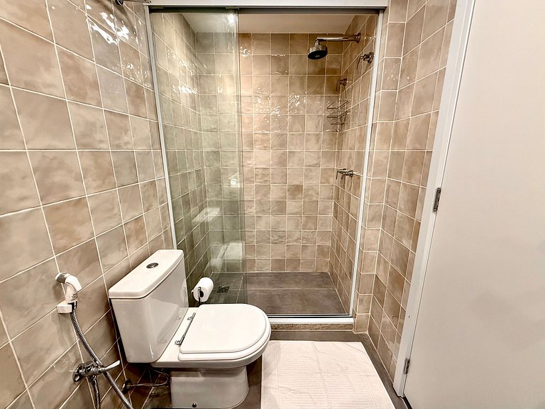 Studio Leblon - Novo, varanda, piscina e gym