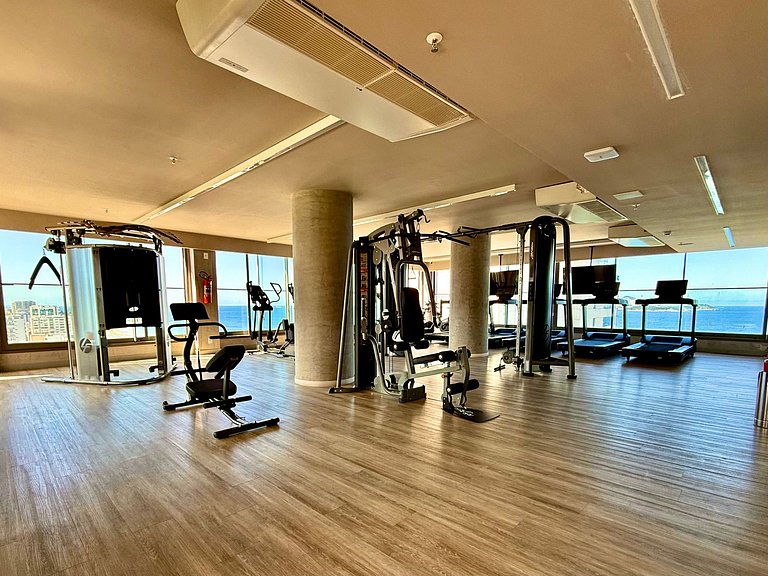Studio Zen Premium na quadra da praia.